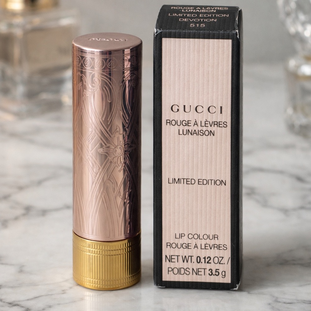 Gucci Rouge à Lèvres Lunaison Lipstick 515 Devotion – Limited Edition – NIB